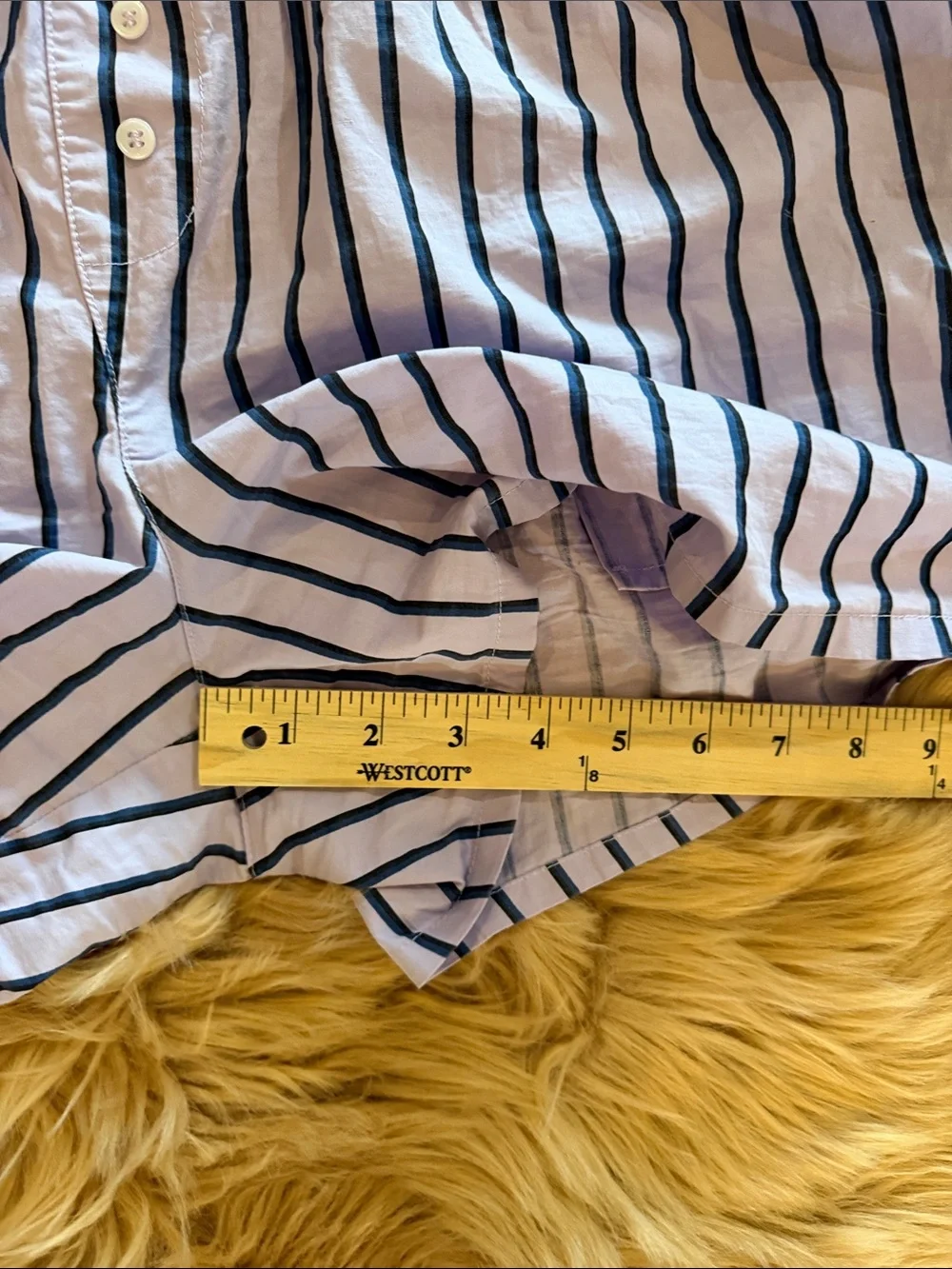 Dressed in Lala Boxer Shorts Magical Creature Purple Lavender Lilac Striped S/M